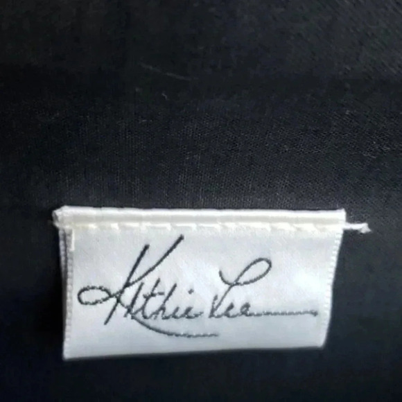 Vintage Black Kathie Lee Clutch Purse - Picture 11 of 16